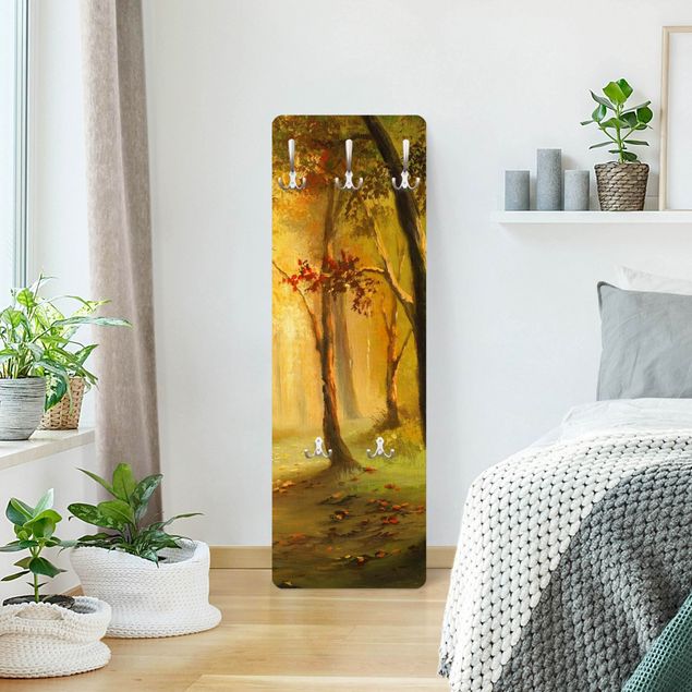 Coat rack - Painting Of A Forest Clearing