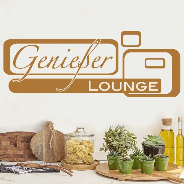 Wandtattoo Genießer-Lounge