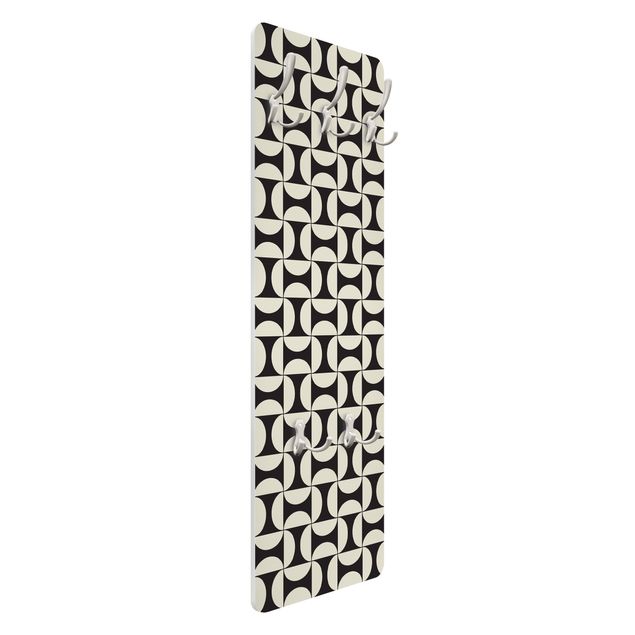 Coat rack modern - Geometrical Tile Arches Sand With Border