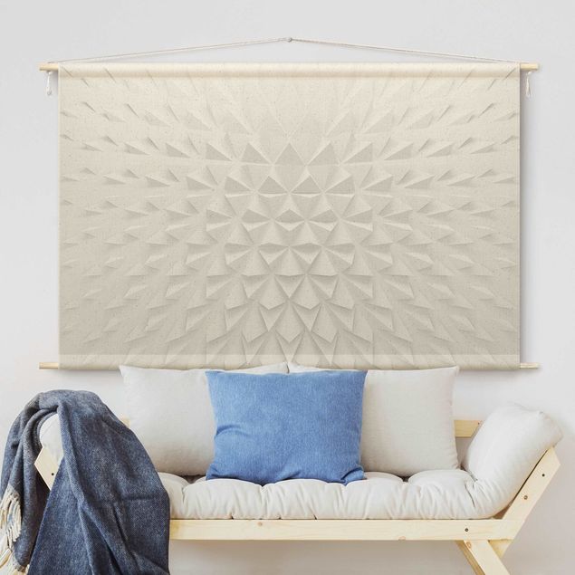 modern wall tapestry Geometrical Pattern 3D Effect