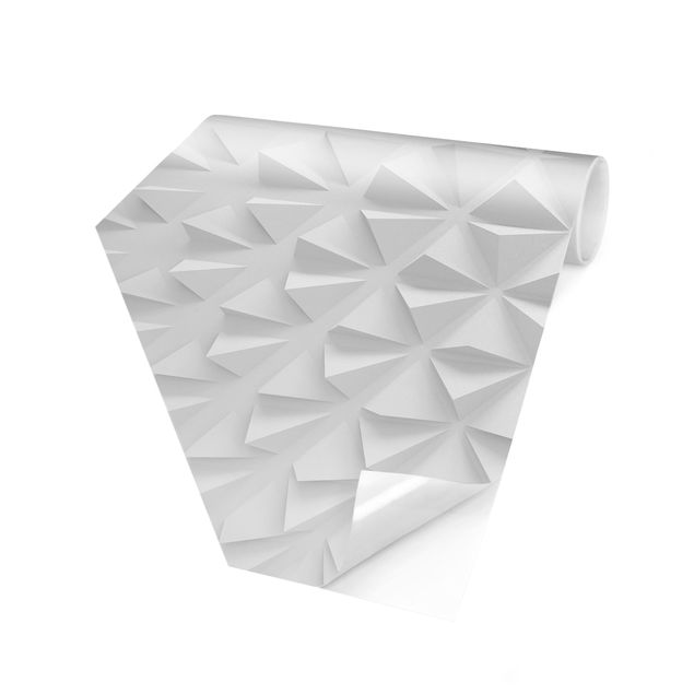 Self-adhesive hexagonal pattern wallpaper - Geometrical Pattern 3D Effect