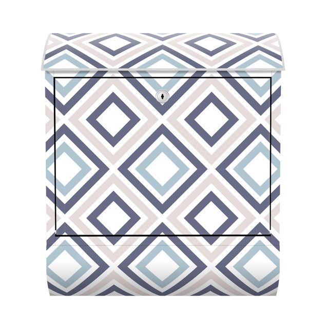 Letterbox - Geometrical Pattern Framed Squares