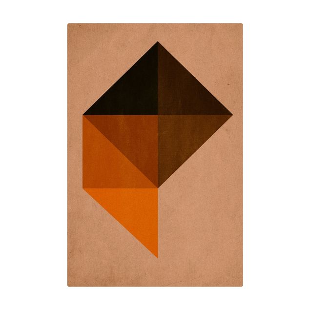 Cork mat - Geometrical Trapezoid - Portrait format 2:3
