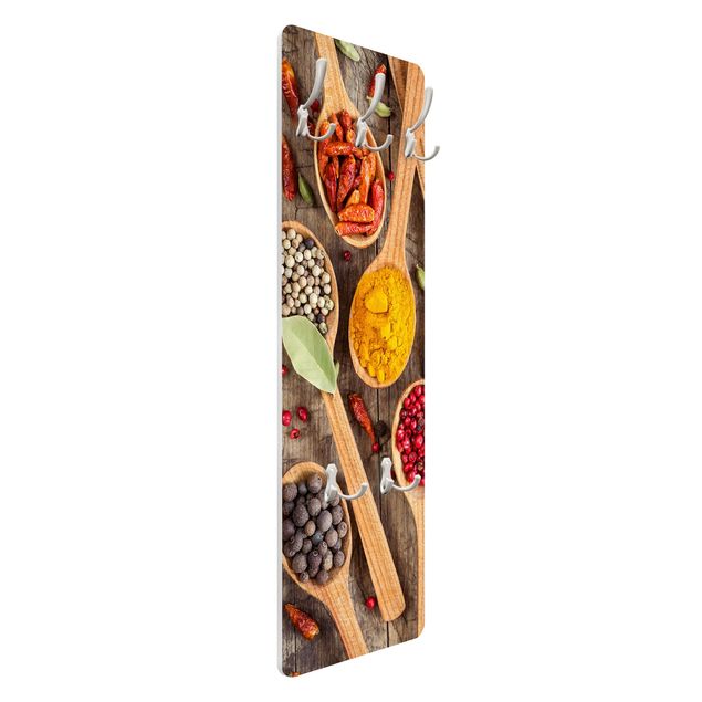 Coat rack - Spices On Wooden Spoon