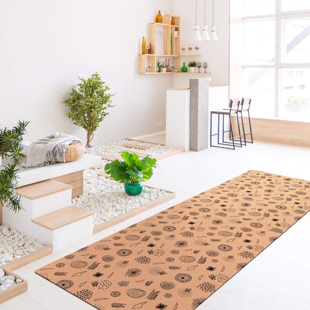 modern area rugs Drawn Explosion And Whirls