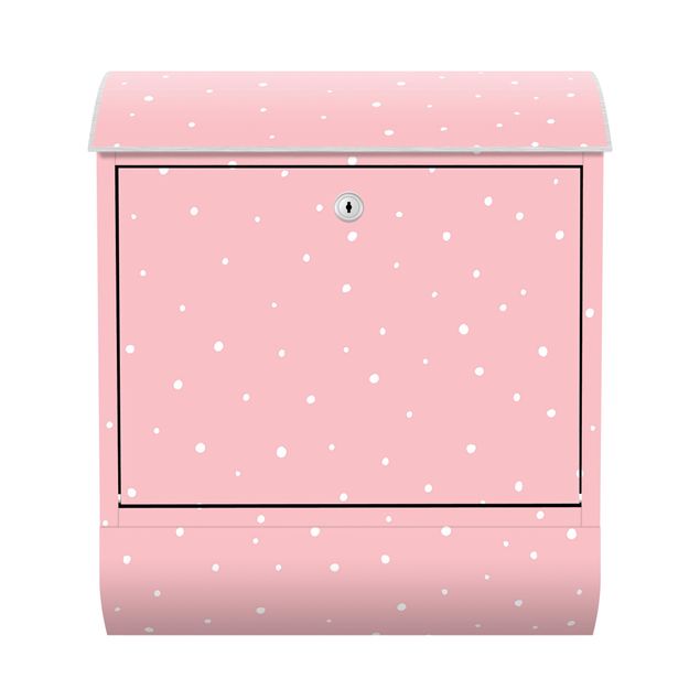 Letterbox - Drawn Little Dots On Pastel Pink