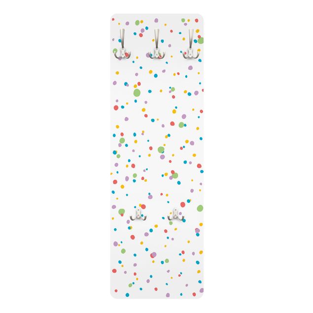 Coat rack modern - Drawn Little Dots Colourful