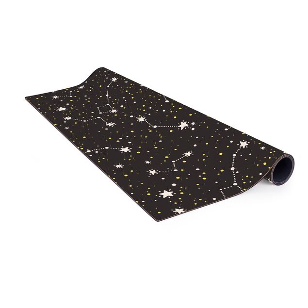 large area rugs Drawn Starry Sky With Great Bear