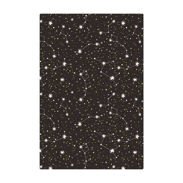 Cork mat - Drawn Starry Sky With Great Bear - Portrait format 2:3