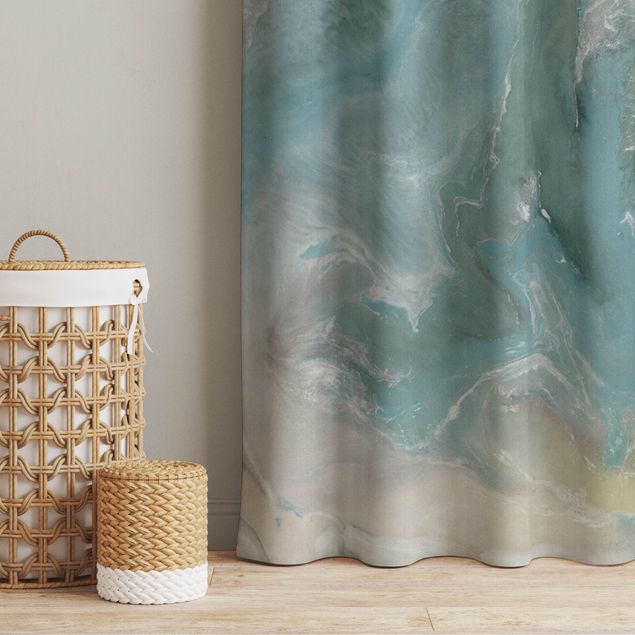 modern curtains for living room Tide With Flotsam I