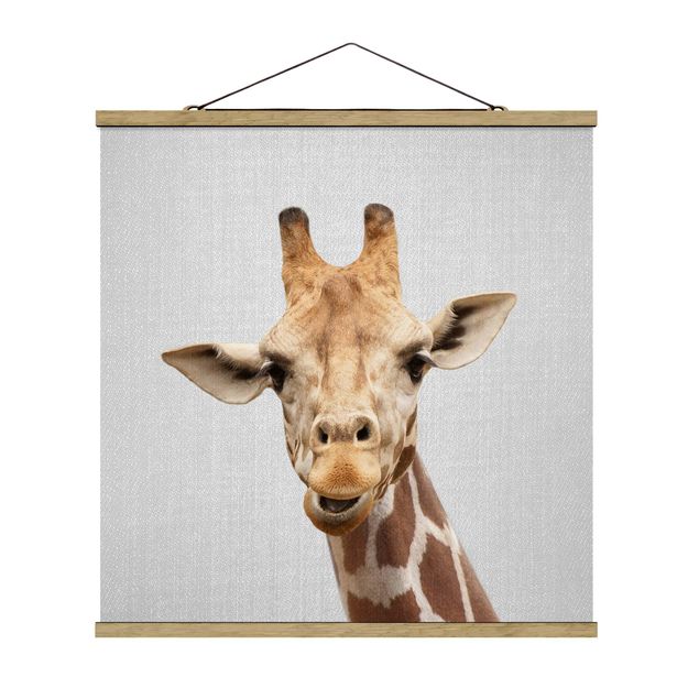 Poster art print - Giraffe Gundel