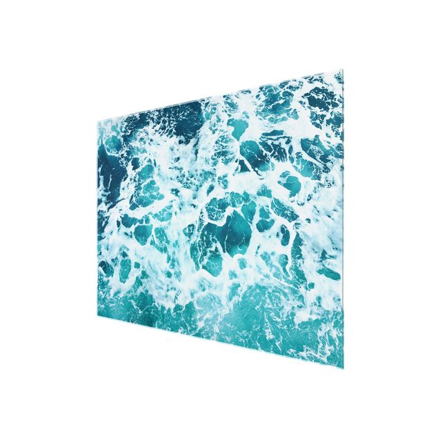 Glass print - Sea Foam On The High Seas