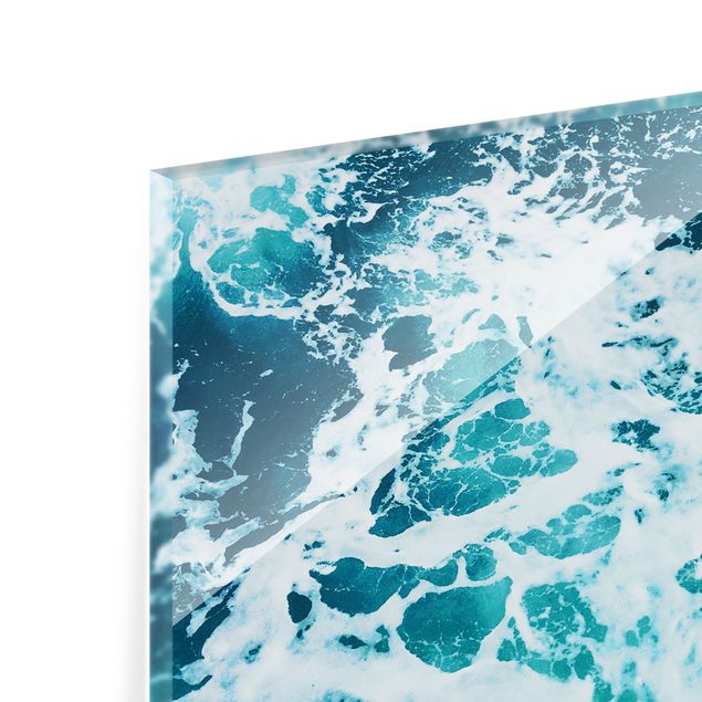 Glass print - Sea Foam On The High Seas