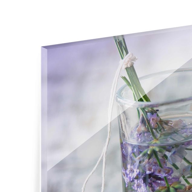 Glass print 3 parts - Lavender Set Vintage