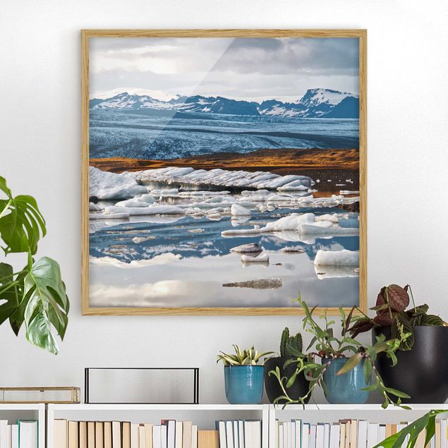 Framed poster - Glacier Lagoon