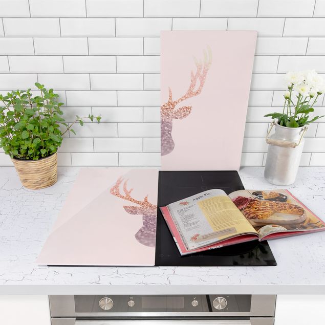 Stove top covers - Shimmering Deer