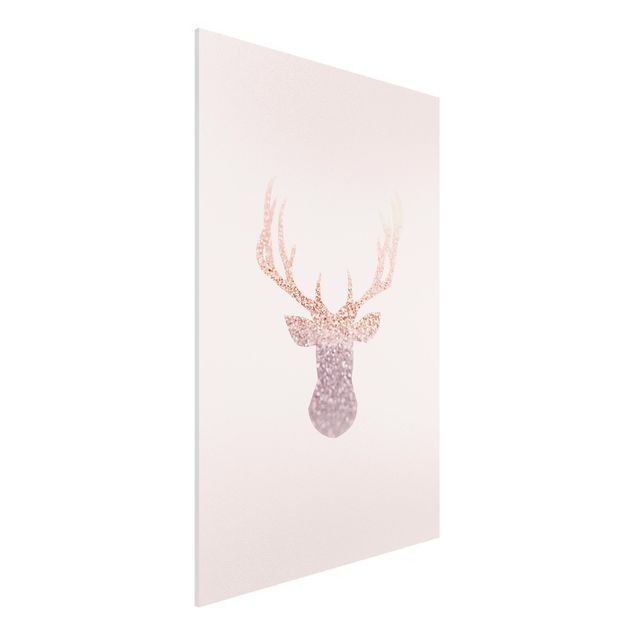 Print on forex - Shimmering Deer - Portrait format 2:3