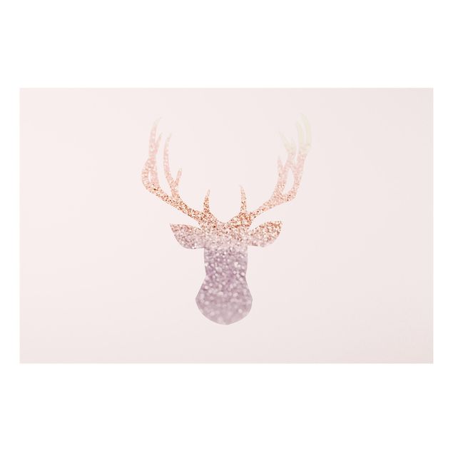 Print on forex - Shimmering Deer - Landscape format 3:2