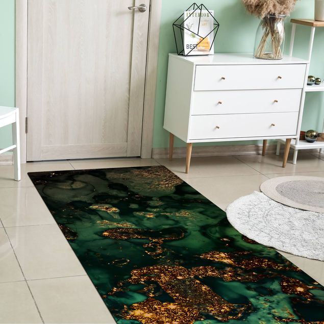 modern area rugs Golden Sea Islands Abstract