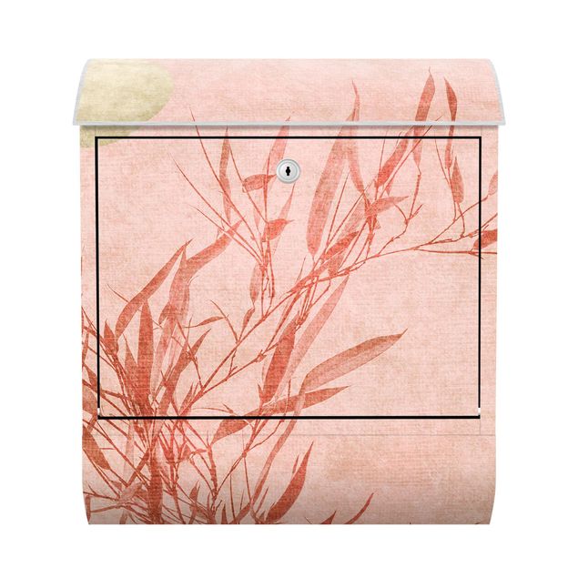 Letterbox - Golden Sun Pink Bamboo