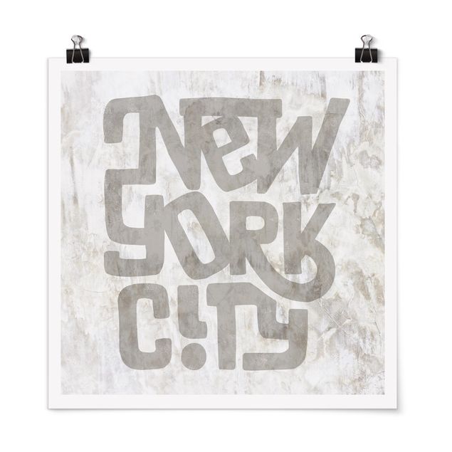 Poster art print - Graffiti Art Calligraphy New York City
