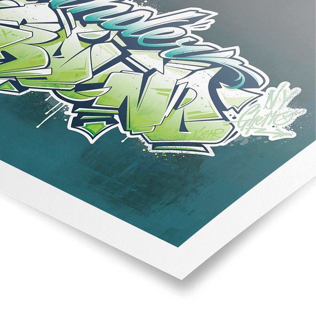 Poster art print - Graffiti Art Underground