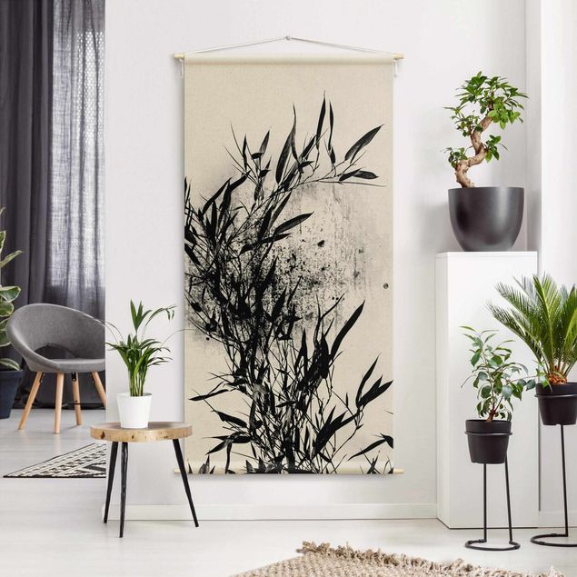tapestry nature Graphical Plant World - Black Bamboo