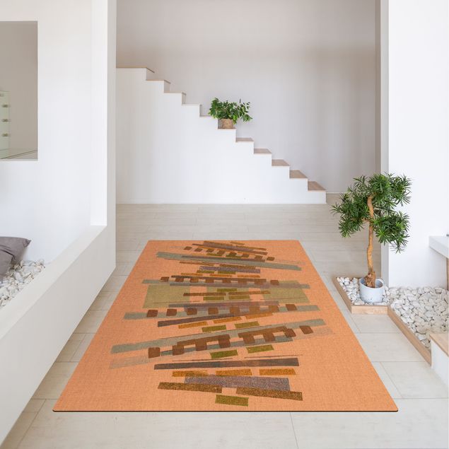 modern abstract rug Graphic Balancing Act