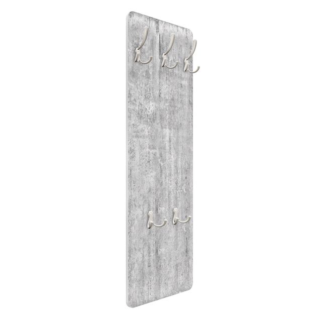 Coat rack stone effect - Large Loft Concrete Wall
