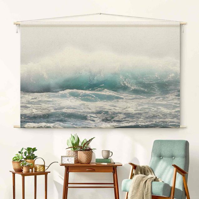 modern tapestry Large Wave Hawaii