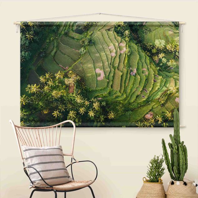 extra large tapestry Green Terraces
