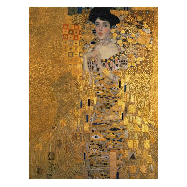 Canvas print gold - Gustav Klimt - Portrait Of Adele Bloch-Bauer I