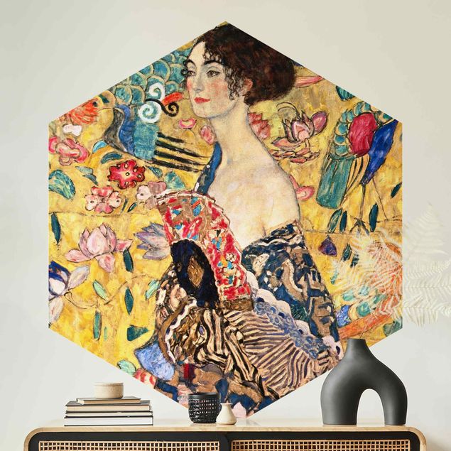 Wallpapers Gustav Klimt - Lady With Fan