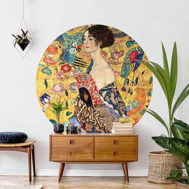 Wallpapers Gustav Klimt - Lady With Fan