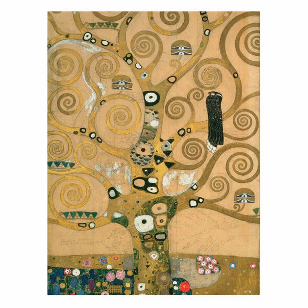Canvas print gold - Gustav Klimt - The Tree of Life