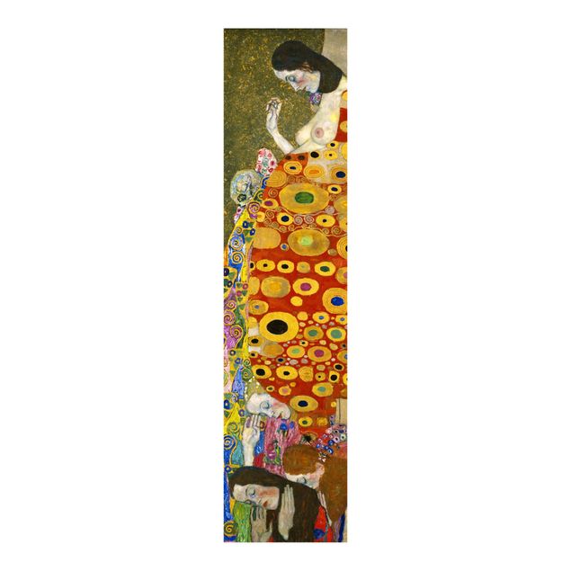 Sliding panel curtains set - Gustav Klimt - Hope II