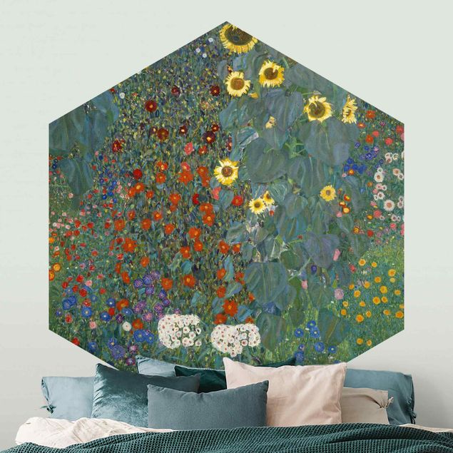 Wallpapers Gustav Klimt - Garden Sunflowers
