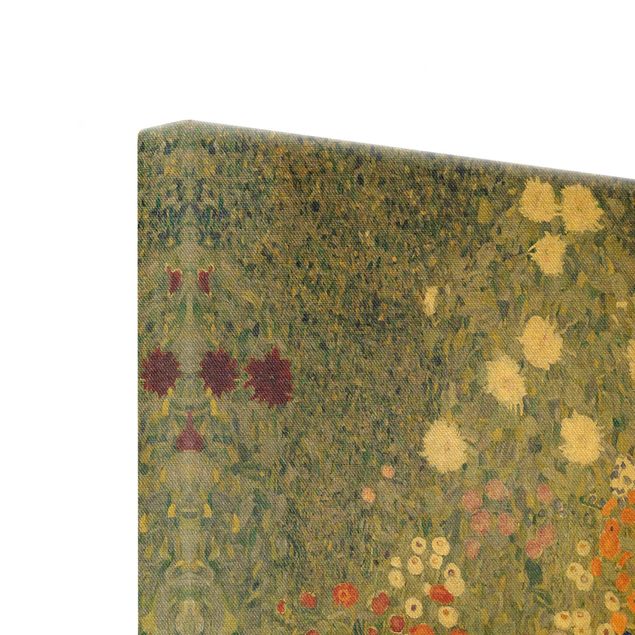 Print on canvas 2 parts - Gustav Klimt - The Green Garden