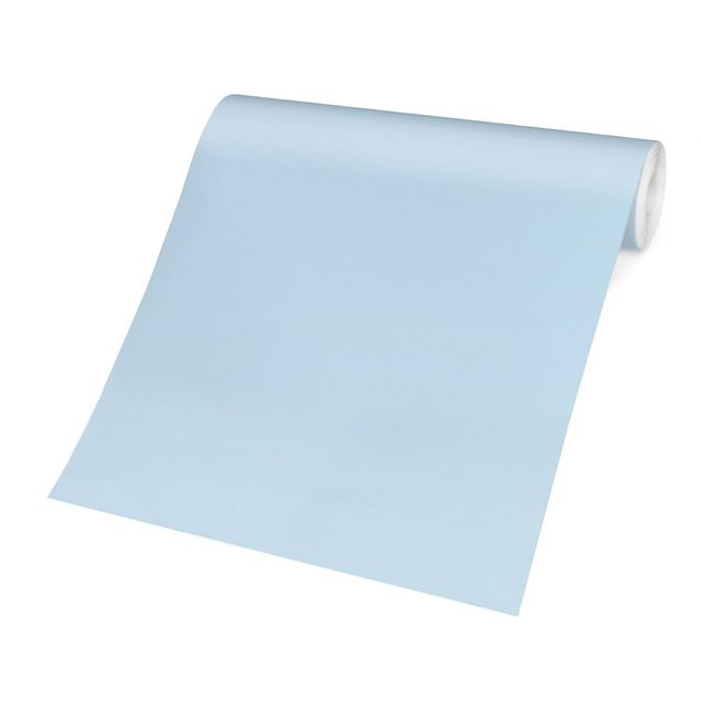 Wallpaper - Semicircular Border Medium blue Mix