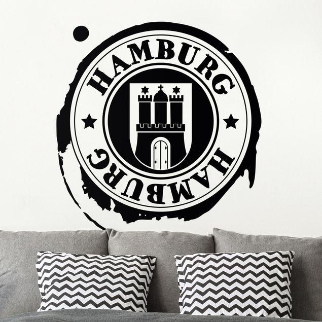 Wall stickers Germany Hamburg Logo Design