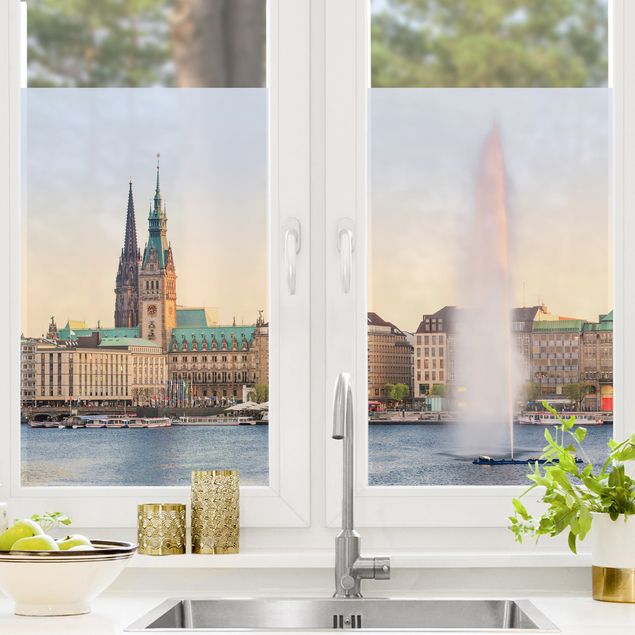 Window decoration - Hamburg Alster