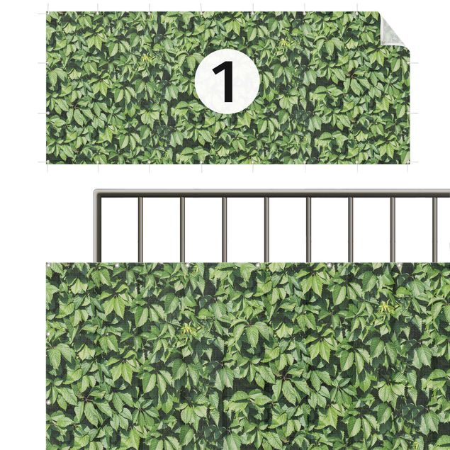 Privacy screen mat Hedge