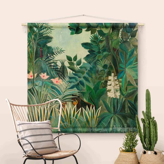 extra large tapestry Henri Rousseau - The Equatorial Jungle