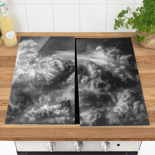 Glass stove top cover - A Storm Is Coming