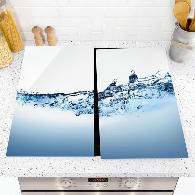 Glass stove top cover - Fizzy Water