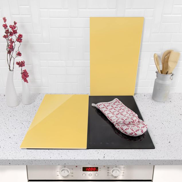 Glass stove top cover - Honey