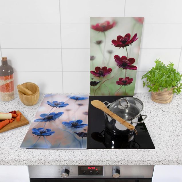 Glass stove top cover - Cosmos Mix