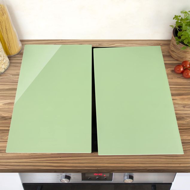 Glass stove top cover - Mint