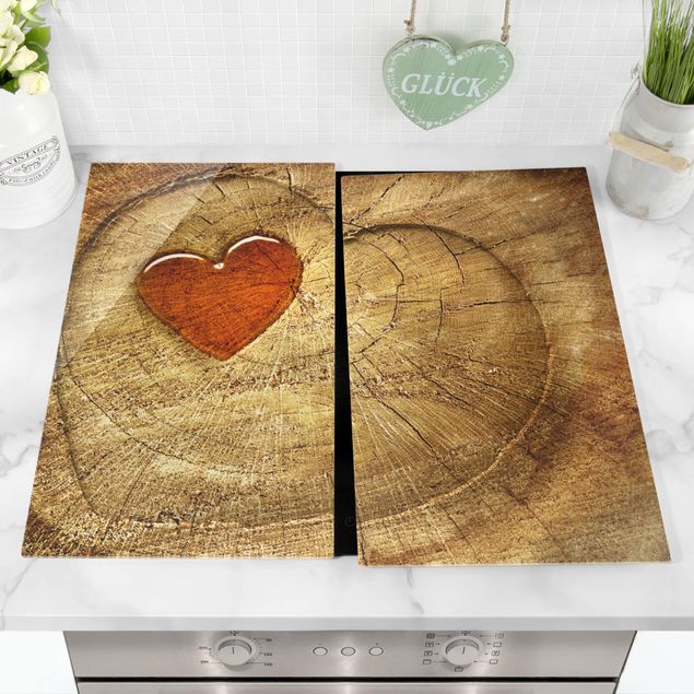 Glass stove top cover - Natural Love