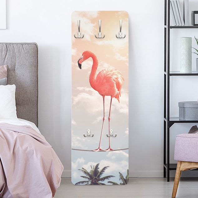 Coat rack - Sky With Flamingo